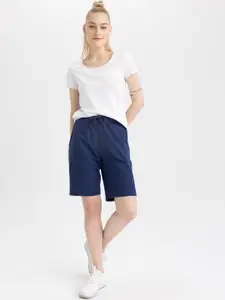 DeFacto Women Mid Raise Cotton Shorts