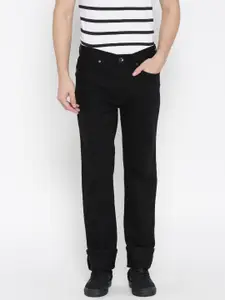 Pepe Jeans Men Black Kingston Fit Mid-Rise Clean Look Stretchable Jeans