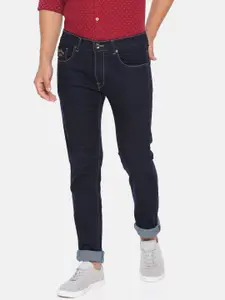 Pepe Jeans Men Navy Blue Slim Fit Low-Rise Clean Look Jeans
