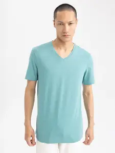 DeFacto Men V-Neck Regular Fit T-shirt