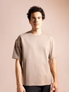 DeFacto Round Neck Drop-Shoulder Sleeves T-shirt