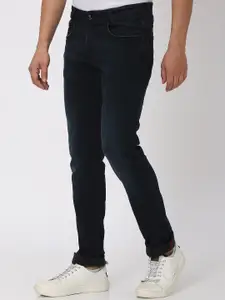 Mufti Men Mid-Rise Slim Fit Light Fade Clean Look Stretchable Jeans