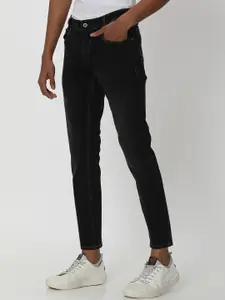 Mufti Men Stretchable Cropped Jeans