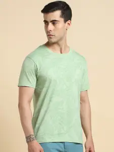 Dennis Lingo Floral Printed Slim Fit T-shirt