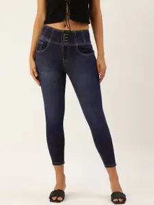 FOREVER 21 Women Mid Rise Light Fade Stretchable Jeans