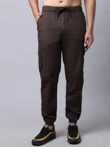 Cantabil Men Cotton Mid-Rise Joggers