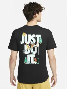 Nike Men Dri-Fit Printed Cotton Basketball T-Shirt