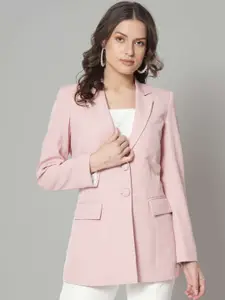 PowerSutra Notched Lapel Single-Breasted Blazer