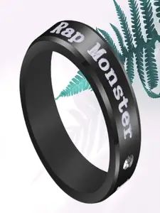 UNIVERSITY TRENDZ Men Silver-Plated K-PopStar Rap-Monster Finger Ring