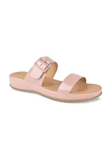 Rocia Women Open Toe Flats With Buckles