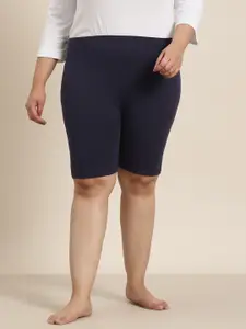 Sztori Women Plus Size High-Rise Lounge Shorts