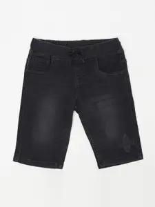 Cantabil Boys Mid Rise Cotton Denim Shorts