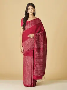 Fabindia Striped Silk Saree