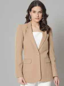 PowerSutra Notched Lapel  Single-Breasted Casual Blazer