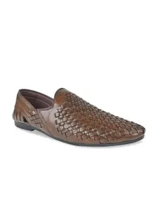 Regal Men Ethnic Woven Design Shoe-Style Sandals