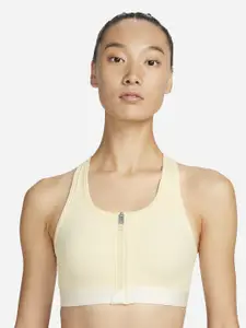 Nike Swoosh Medium-Support Padded Zip-Front Sports Bra