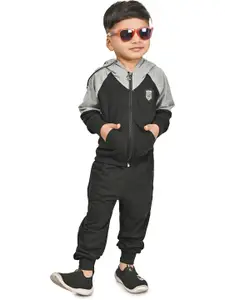 BAESD Boys Colourblocked Jacket with Trousers