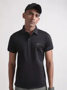 GANT Polo Collar Short Sleeves Slim Fit Cotton T-shirt