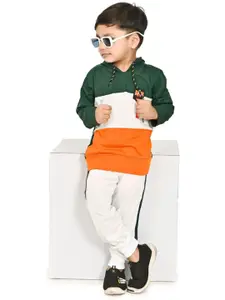 BAESD Boys Colourblocked T-shirt With Trousers