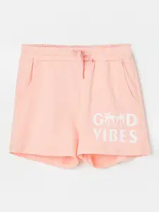 Fame Forever by Lifestyle Girls Typography Printed Pure Cotton Shorts