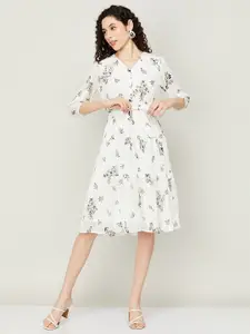 CODE by Lifestyle Floral Printed A-Line Dress