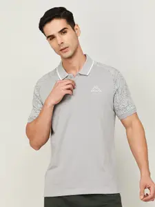 Kappa Men Polo Collar Cotton Regular Fit T-shirt