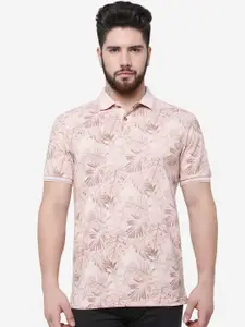 Greenfibre Floral Polo Slim Fit T-shirt