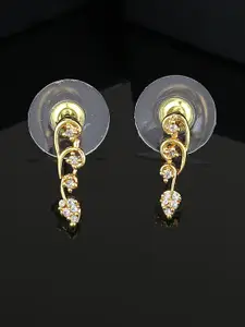 Estele Gold-Plated Classic Drop Earrings