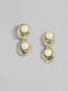 Estele Gold-Plated Classic Drop Earrings