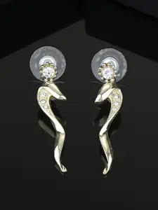 Estele Gold-Plated Classic Drop Earrings