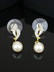 Estele Gold-Plated Classic Drop Earrings
