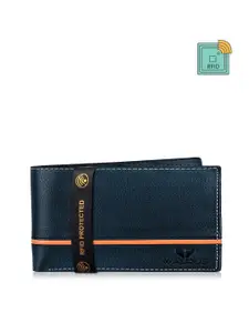Walrus Men Leather Two Fold Wallet With RFID