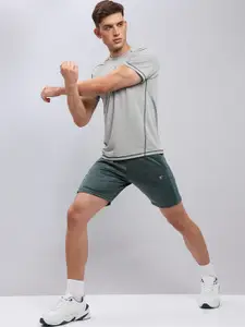 Technosport Men Slim Fit Antimicrobial Training or Gym Sports Shorts