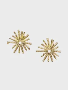 20Dresses Gold-Toned Contemporary Studs Earrings