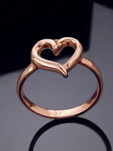 Estele Rose Gold-Plated Finger Ring