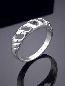 Estele Rhodium-Plated Finger Ring