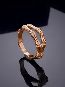 Estele Rose Gold-Plated Finger Ring