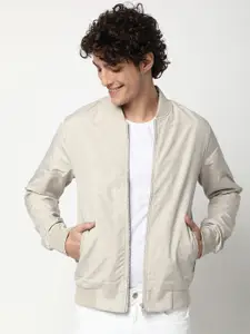 Mufti Mandarin Collar Lightweight Bomber Jacket