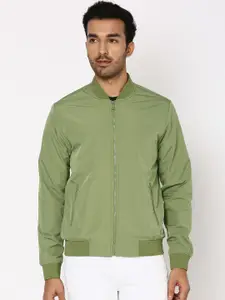 Mufti Stand Collar Lightweight Bomber Jacket