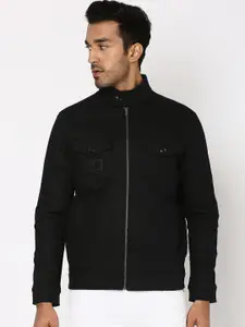 Mufti Mock Collar Lightweight Bomber Jacket