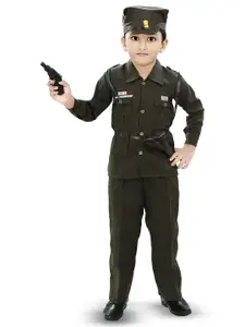 BAESD Boys Military Style Shirt with Trousers