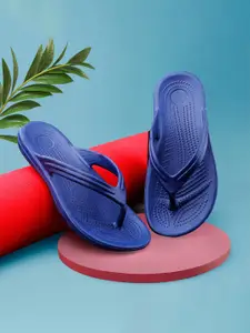 KRAASA Women Textured Thong Flip-Flops