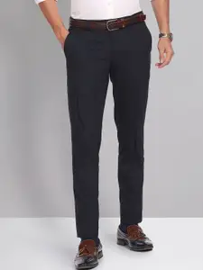 AD By Arvind Smart Waist Solid Formal Trousers