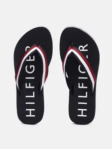Tommy Hilfiger Women Striped Thong Flip-Flops
