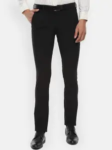 Louis Philippe Men Mid Rise Skinny Fit Formal Trousers