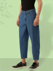 Bene Kleed Men Pure Cotton Loose Crop Jeans