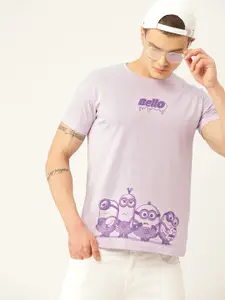Kook N Keech Men Minions Printed Loose T-shirt