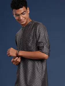 Taavi Rogan Polka Dot Printed Short Kurta