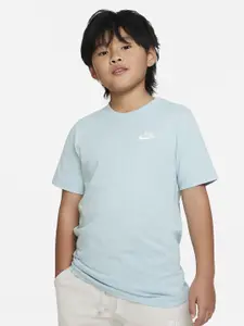 Nike Boys Sportswear Logo Printed T-Shirt