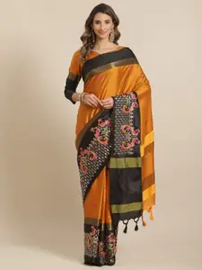 KALINI Embroidered Silk Cotton Saree